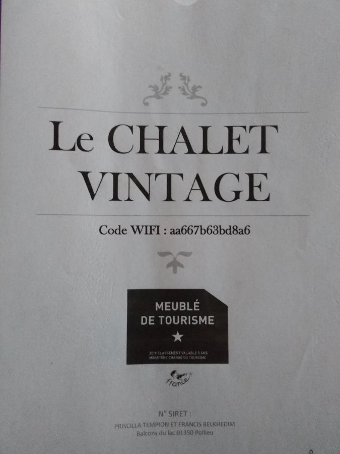 Chalet Vintage Pollieu Exterior photo